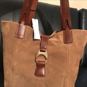 Dooney&Bourke suede purse. New with tag.